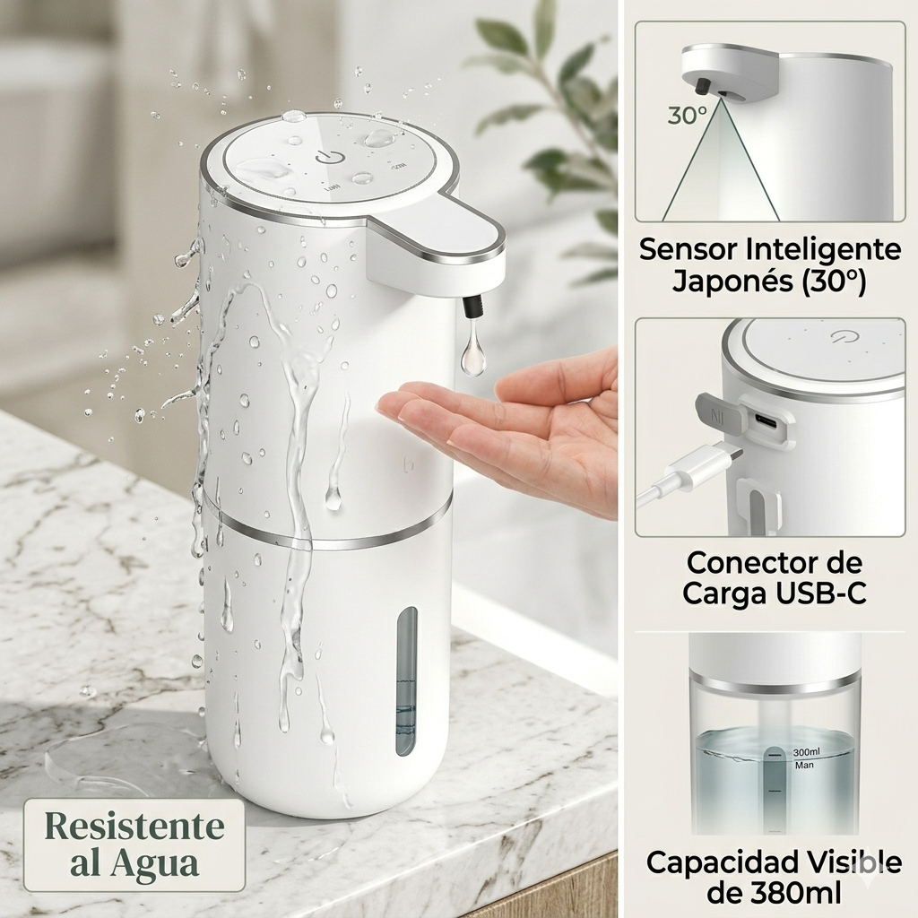 Dispensador Inteligente de Jabón - Nōto Essentials